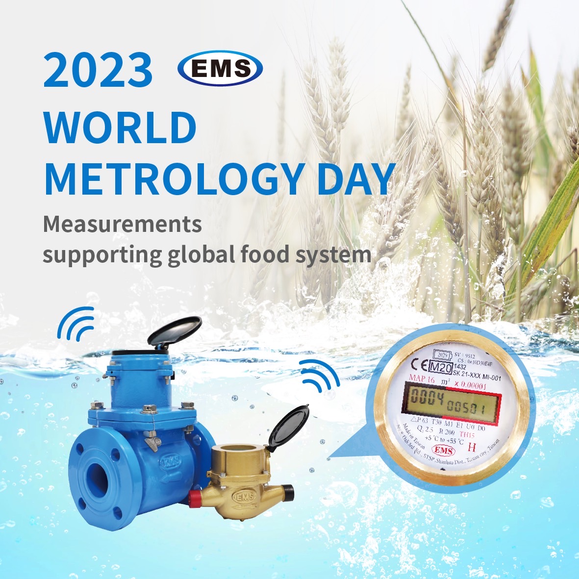 WORLD METROLOGY DAY, smart water meter, IoT water meter