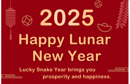 2025 Lunar New Year Holiday Notice